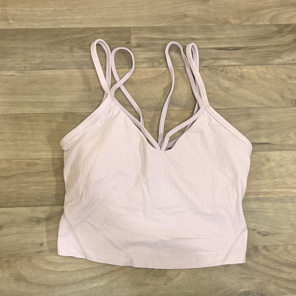 Light Purple Lululemon Ribbed Align Tank Top